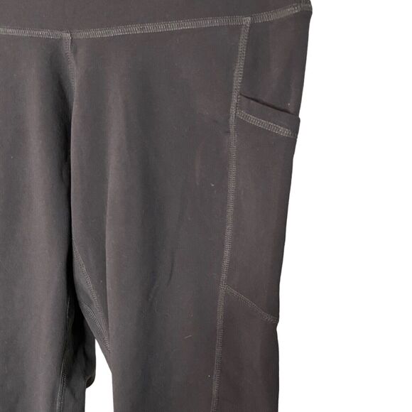 Colorfulkoala Women High Waisted Capri Leggings High Waisted Small Pockets Grey - Picture 4 of 6